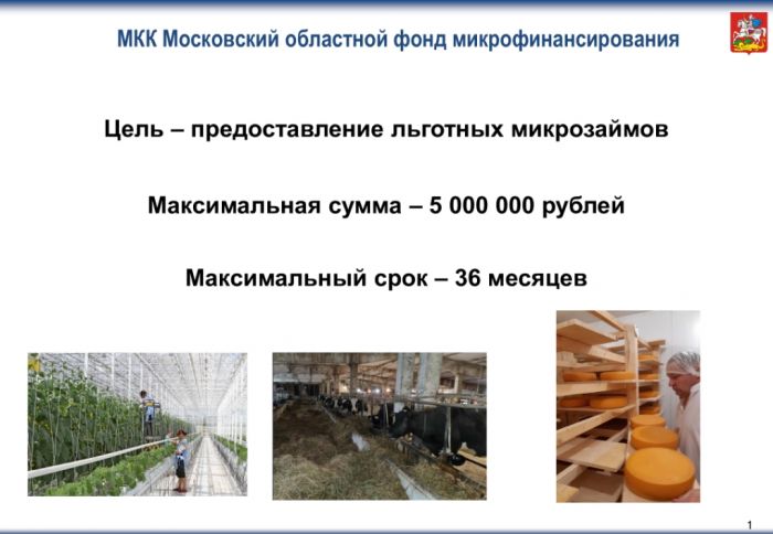 МКК Московский областной фонд микрофинансирования (презентация)