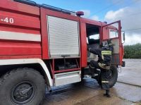 В Зарайске спасли женщину во время тушения пожара
