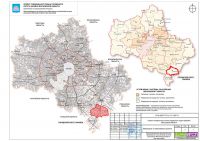 Карта размещения муниципального образования в устойчивой системе расселения Московской области